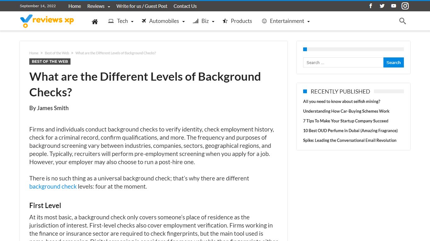 What are the Different Levels of Background Checks? - Customer